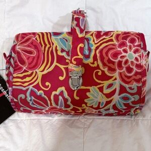 Reisenthel  Pink Floral Women's Travel Cosmetic Bag NWT